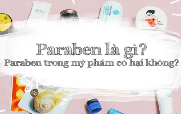 Sữa rửa mặt chứa Parabens