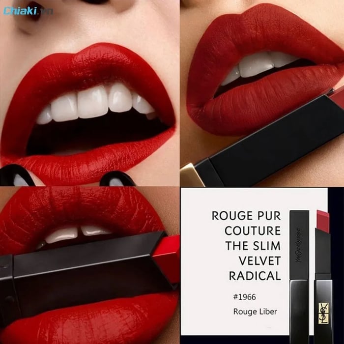 Son YSL The Slim Velvet Radical 1966 Rouge Libre