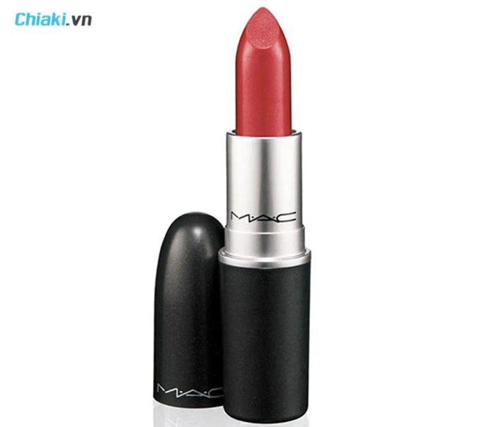 màu son cho mặt mộc Mac Chili Matte Lipstick đỏ cam