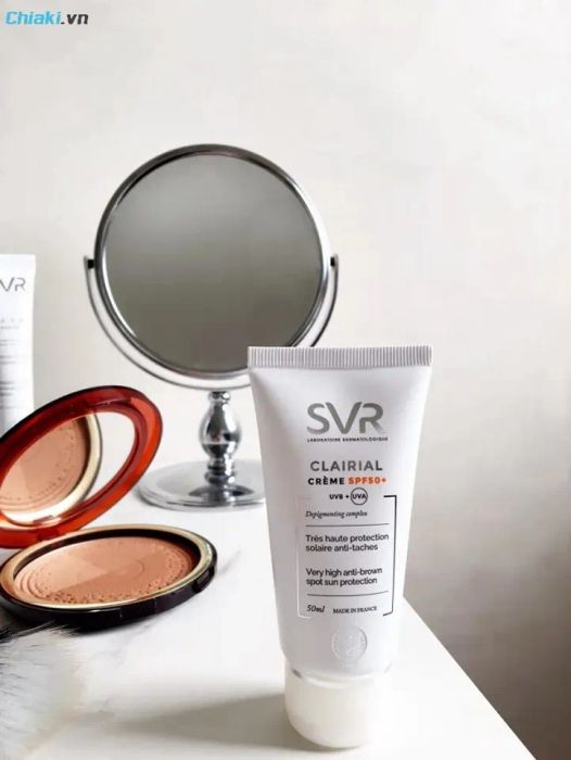 Kem chống nắng SVR cho da khô Clairial Crème SPF 50