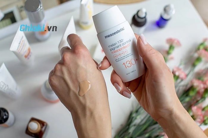 Tiêu chí chọn kem chống nắng Mesoestetic