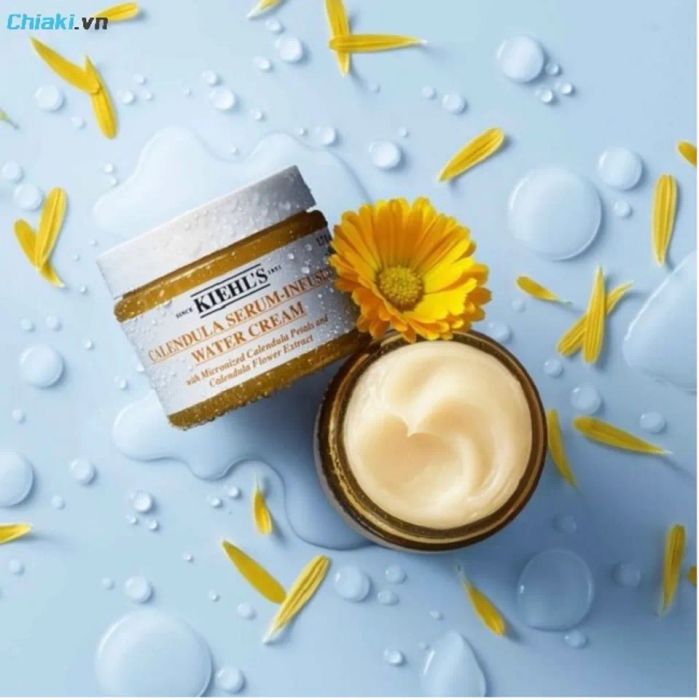 Kem dưỡng hoa cúc Kiehl's Calendula Serum-Infused Water Cream dành cho da khô