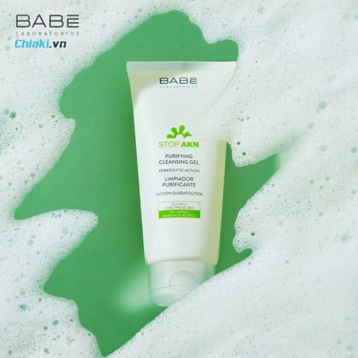 Sữa rửa mặt kiểm soát dầu BaBe Stop Akn Purifying 