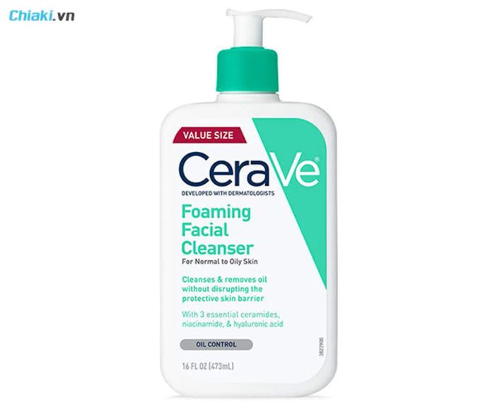 Sản phẩm sữa rửa mặt Cerave Foaming Facial Cleanser