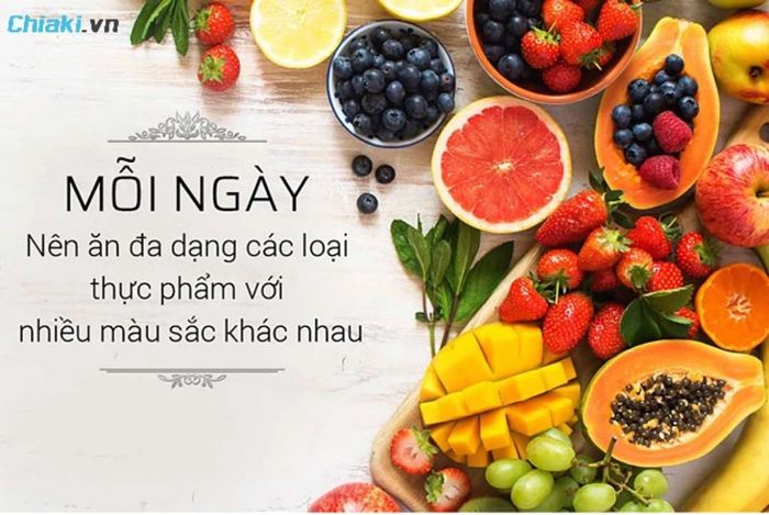 Tác động của thực phẩm đến màu sắc da