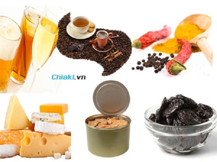 Tránh uống rượu bia và caffein