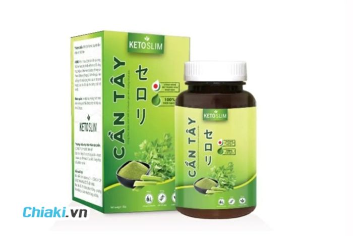 Bột giảm cân cần tây Keto Slim