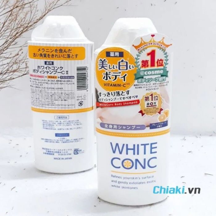 Sữa tắm trắng da cho nam của White Conc Nhật Bản