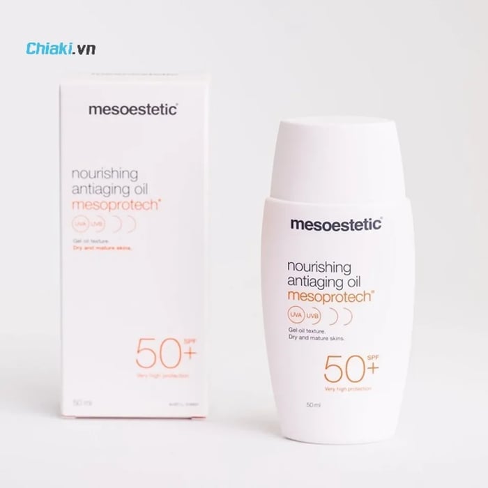 Kem chống nắng Mesoestetic Mesoprotech Nourishing Antiaging Oil