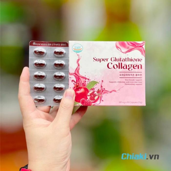 Viên uống Super Glutathione Collagen