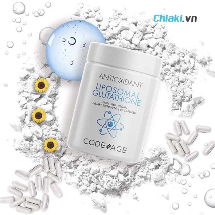 Viên uống hỗ trợ dưỡng trắng da Liposomal Glutathione