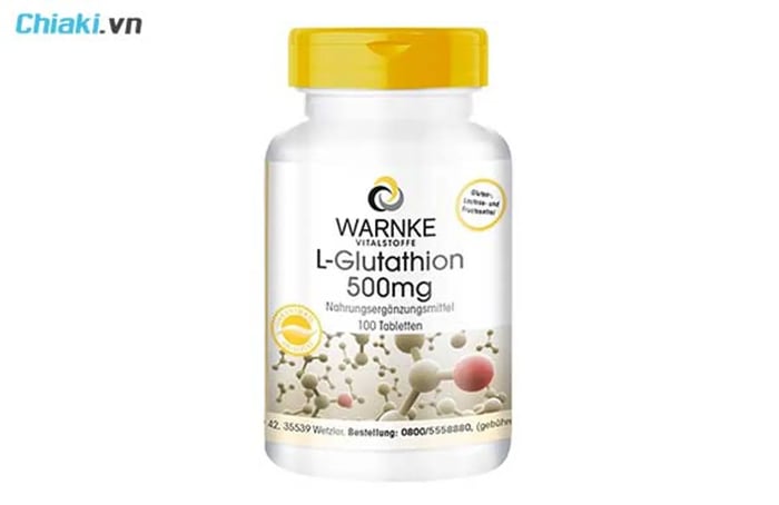 viên uống làm trắng da Glutathione Warnke L-Glutathione 500mg