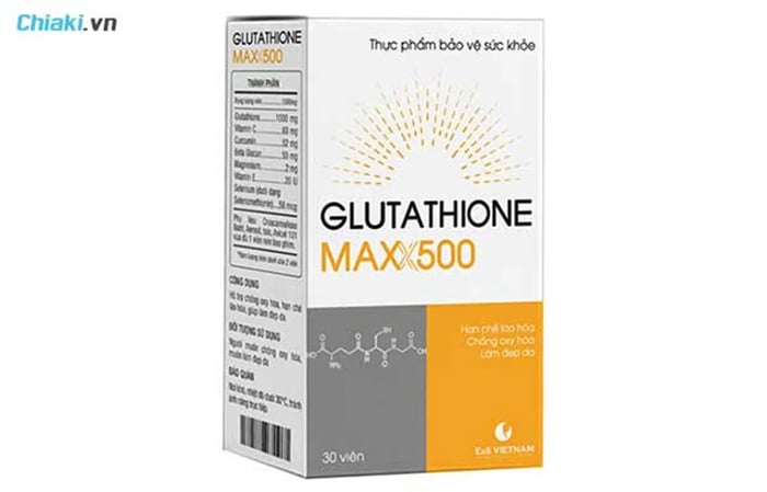 viên uống trắng da Glutathione Maxx 500 