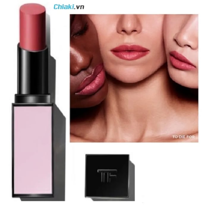 Son thỏi Tom Ford Satin Matte 55 Rose De Russia màu hồng mận