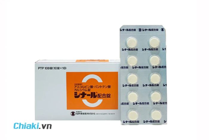 Viên uống vitamin C làm trắng da Cinal C Nhật Bản