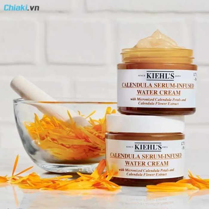 Kem dưỡng ẩm hoa cúc Kiehl's Calendula Serum-infused Water Cream, kem dưỡng ẩm kiehl's 28ml