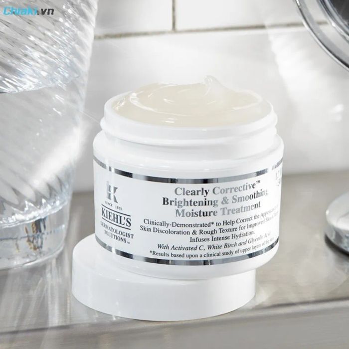 Kem dưỡng làm trắng da Kiehl's Clearly Corrective Brightening & Smoothing Moisture Treatment