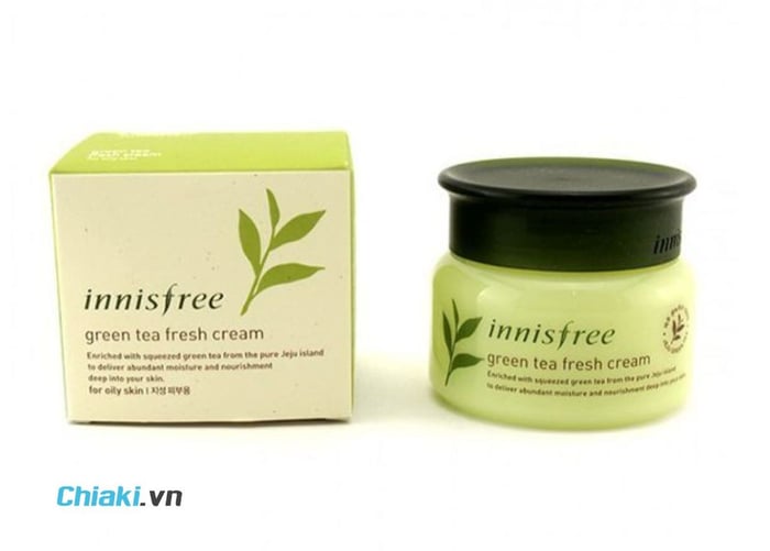 Kem dưỡng ẩm Innisfree cho da dầu Green Tea Fresh Cream