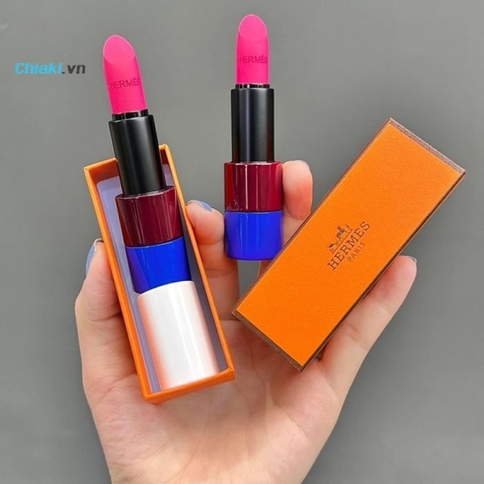 Son màu hồng mận Hermes 74 Rose Magenta Limited