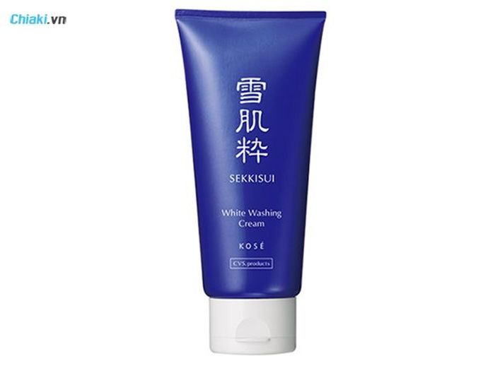 kem rửa mặt Kose Sekkisui White Washing Cream 