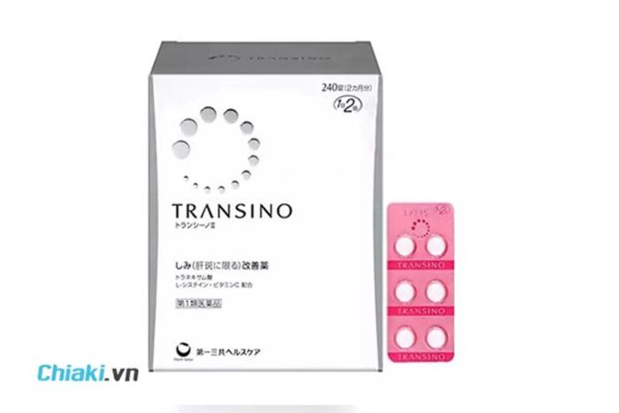 Transino Whitening Hỗ Trợ Trắng Da Giảm Nám Da Tàn Nhang