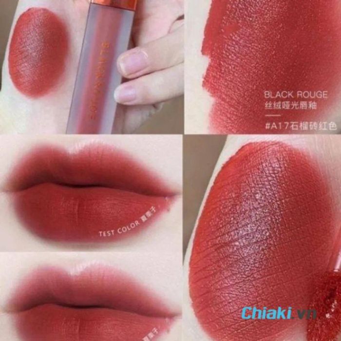 Son Black Rouge màu đỏ lạnh