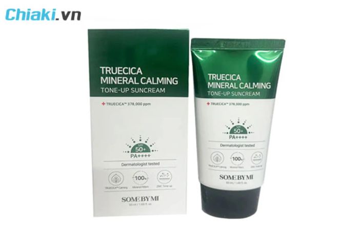 kem chống nắng trang điểm Some By Mi Trucica Mineral 100 