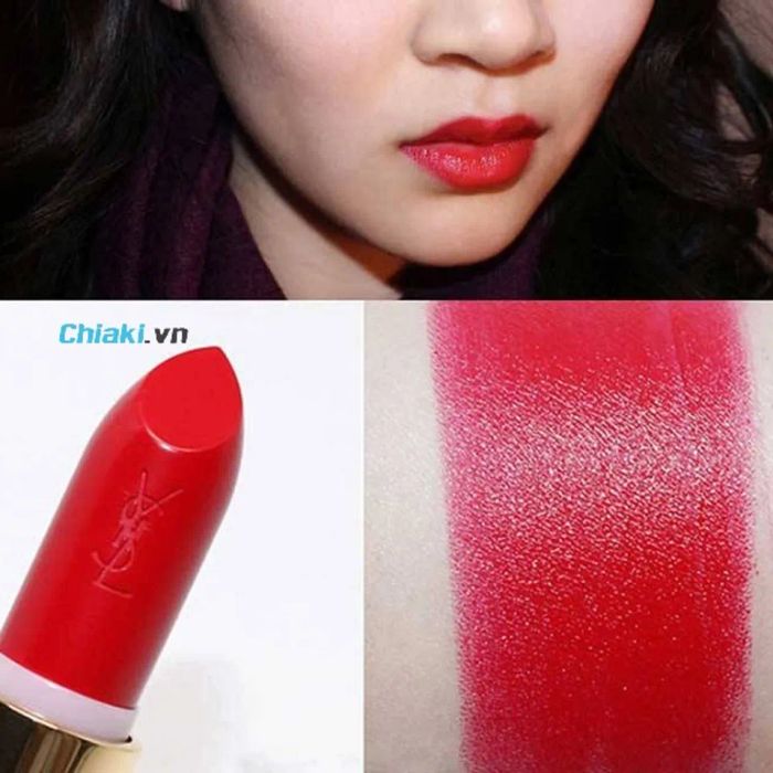 Son YSL 01 Le Rouge màu đỏ tươi