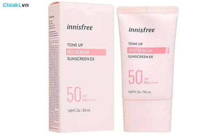 kem chống nắng không bết dính Innisfree no sebum