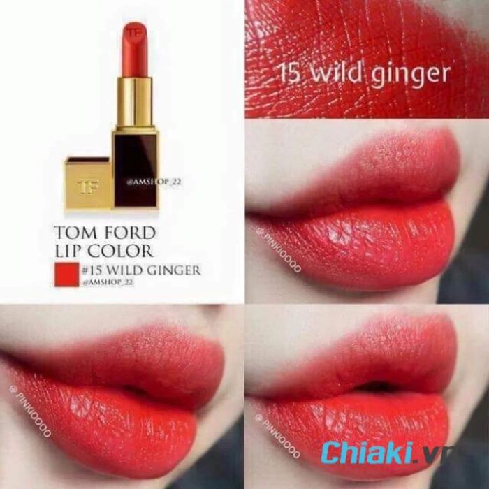 Màu son Tom Ford 15 Wild Ginger