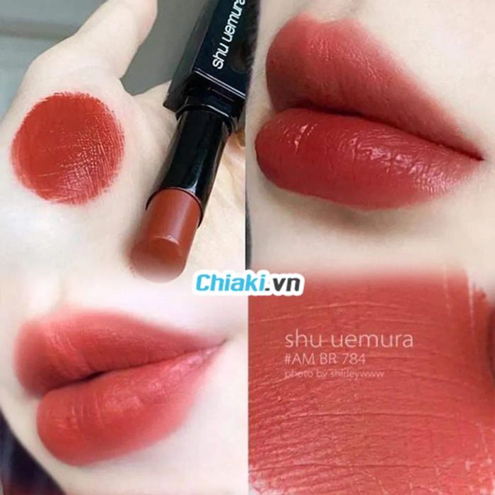 Son Shu Uemura Rouge Unlimited Amplified 598 Cam Đất