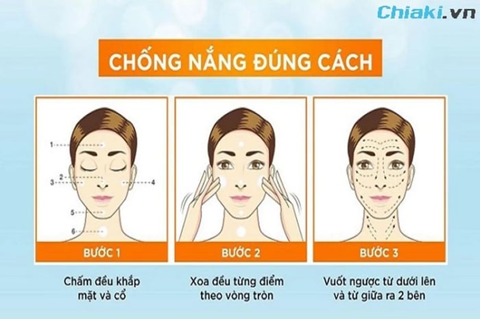 cách sử dụng kem chống nắng Tenamyd