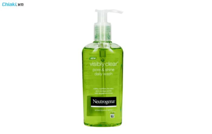 Sữa rửa mặt Neutrogena Visibly Clear Pore & Shine Daily Wash