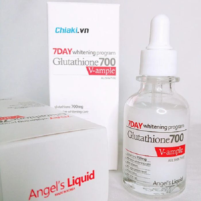 Serum 7day Whitening Program Glutathione 700 V-ample