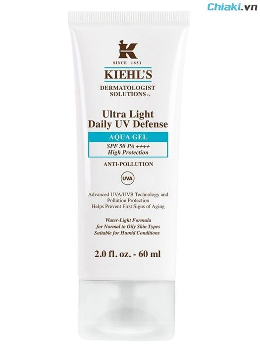 Kem chống nắng Kiehl’s Ultra Light Daily UV Defense Aqua Gel SPF 50 PA++++