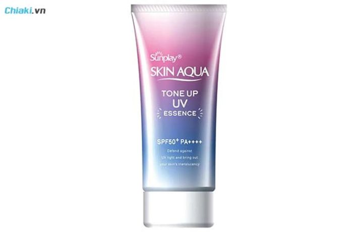 kem chống nắng không bết dính Sunplay Skin Aqua Tone Up UV Essen