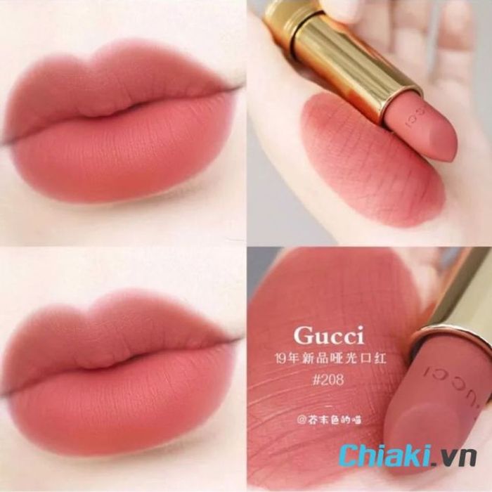 Màu son Gucci 208 Gặp Nhau Ở Argentina Matte