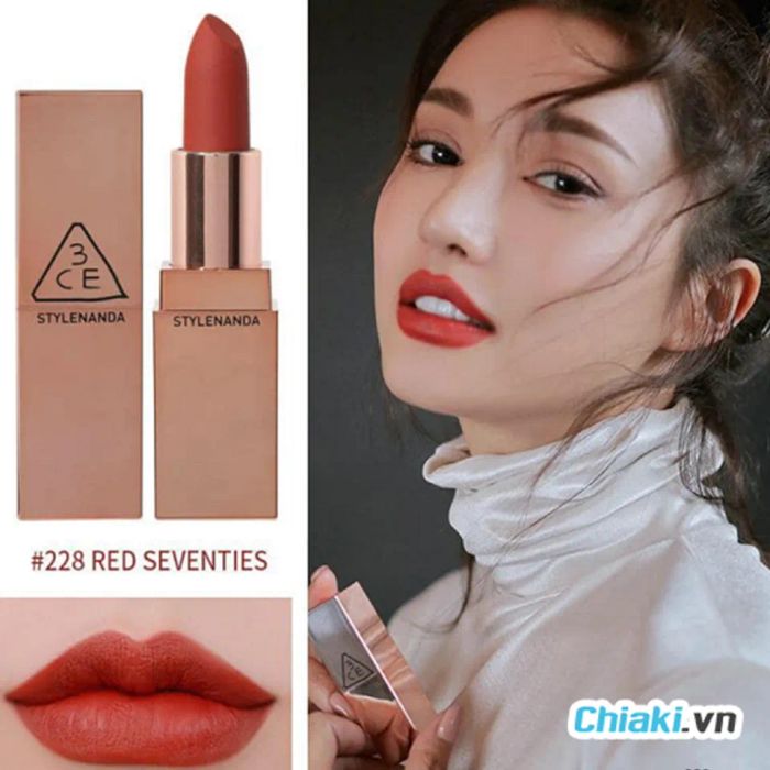 Son Thỏi 3CE Stylenanda Matte Lip Color New Version Tone Đất