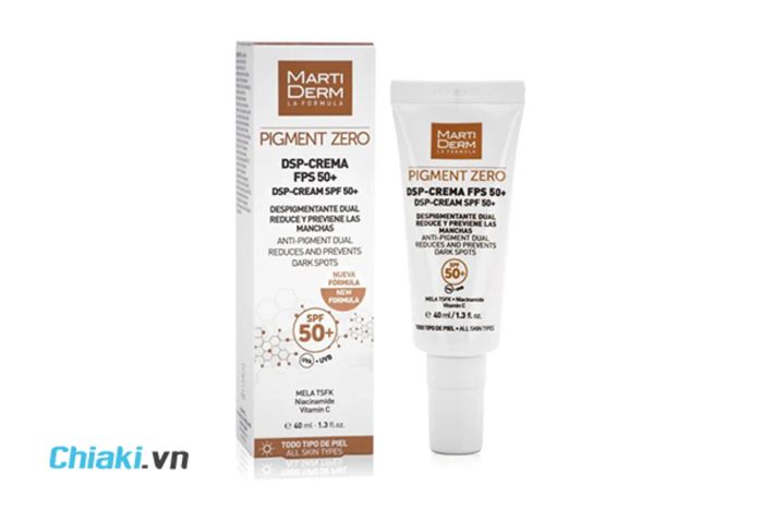 Kem Chống Nắng Cải Thiện Nám Martiderm Pigment Zero DSP SPF50+