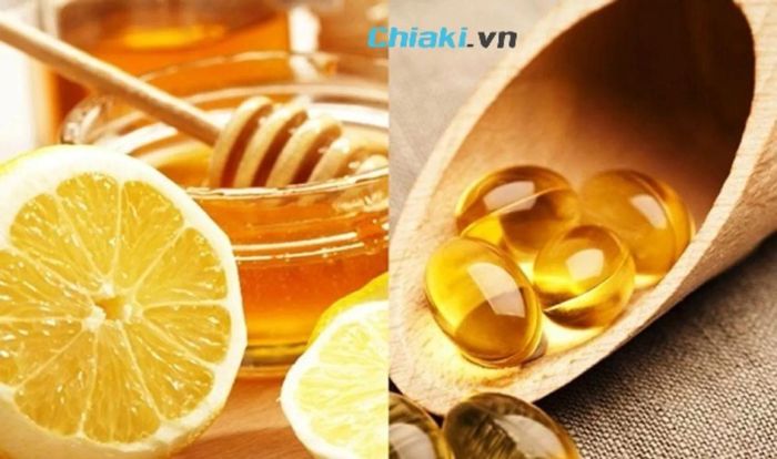 Phương pháp tạo màu đỏ tự nhiên cho môi bằng đường + mật ong + chanh + Vitamin E