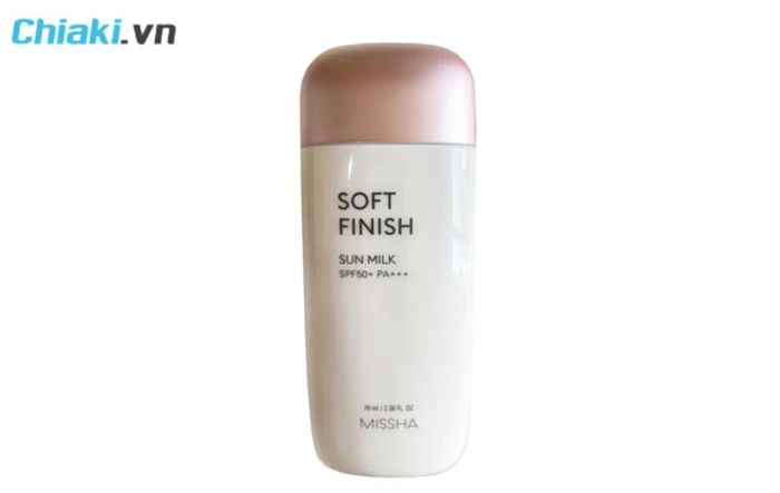 kem chống nắng trang điểm Missha Soft Finish