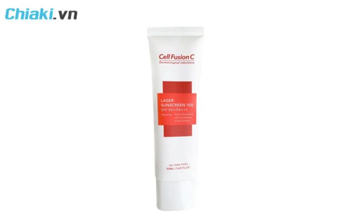 kem chống nắng trang điểm Cell Fusion C Laser Sunscreen 100