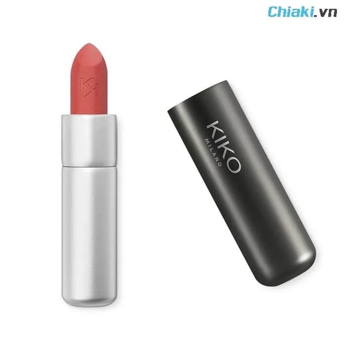 Son Kiko Powder Power Lipstick Indian Red – Đỏ nâu đất