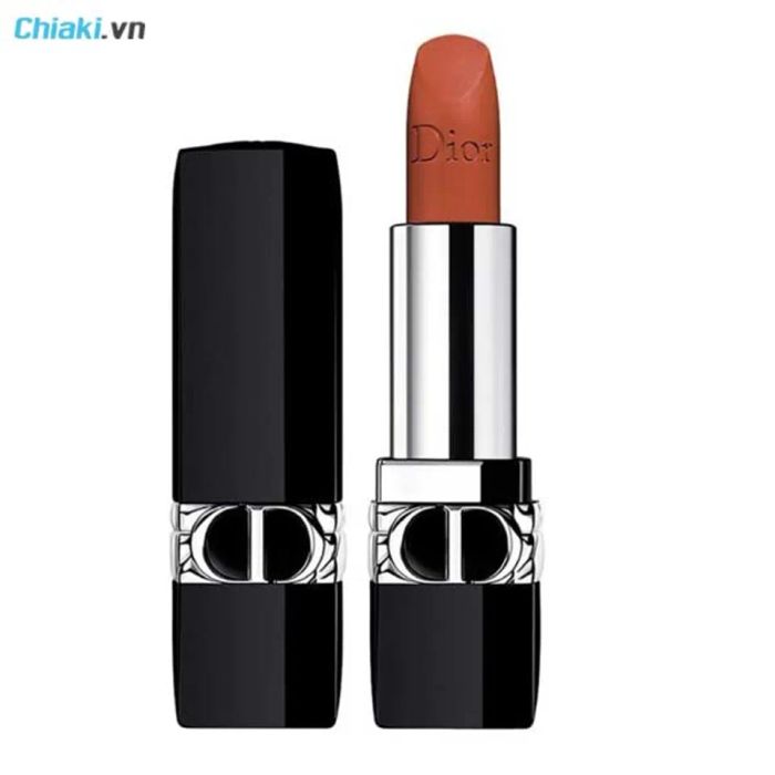 Son thỏi Dior Rouge New Matte 814 Atelier màu đỏ gạch