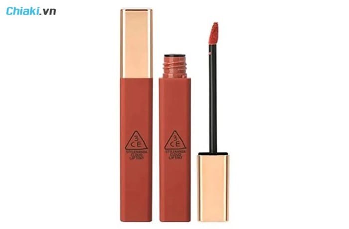 Son màu hồng cam 3CE Cloud Lip Tint Active Lady màu hồng cam nude