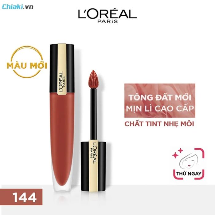 Son tông cam L'oreal Rouge Signature #144