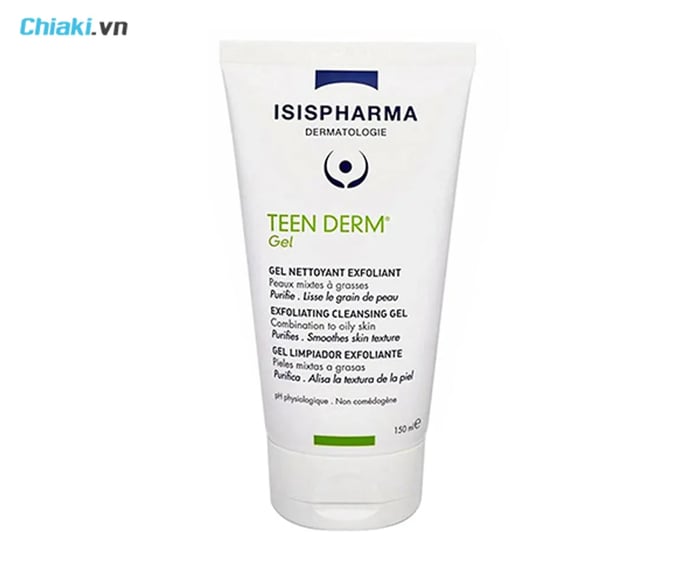 Sữa rửa mặt Pháp Isis Pharma Teen Derm Gel