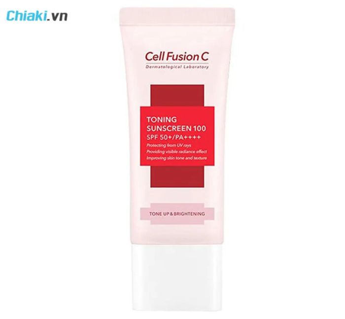 Kem chống nắng trang điểm Cell Fusion C Toning Sunscreen