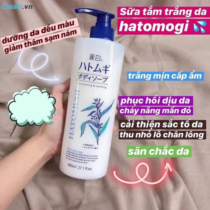 Sữa tắm trắng da Hatomugi