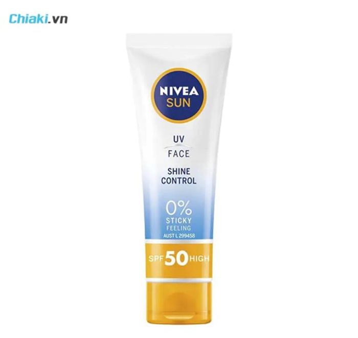 Kem chống nắng Nivea UV Face Shine Control